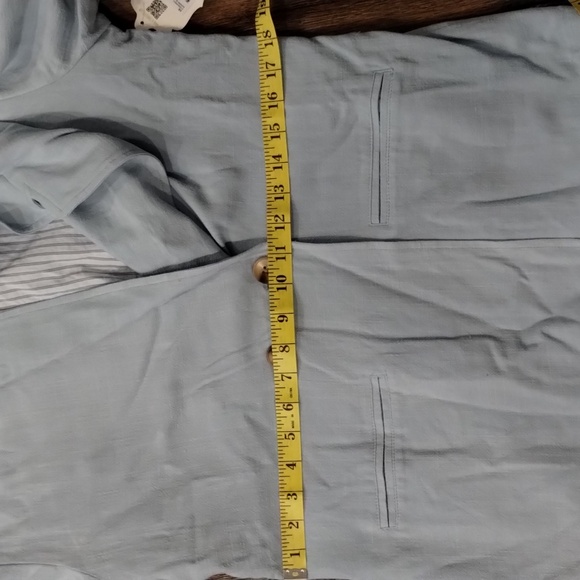 Altar'd State Women's Blazer Size Medium - NWT - Summer Blue Jacket - Picture 13 of 14